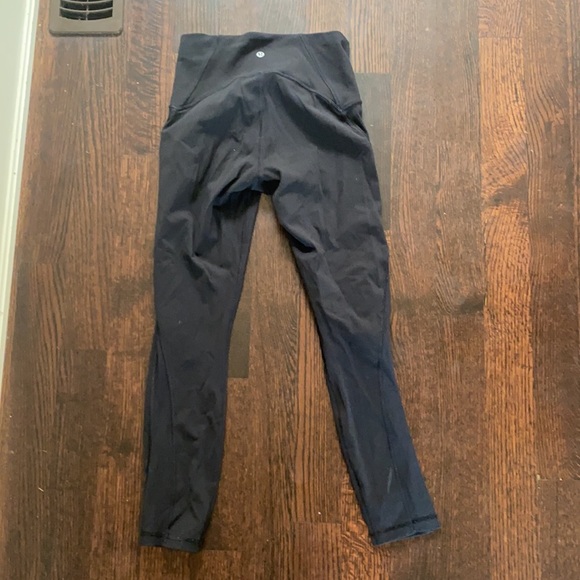 Lululemon Legginns with mesh on back of legs - Picture 2 of 2
